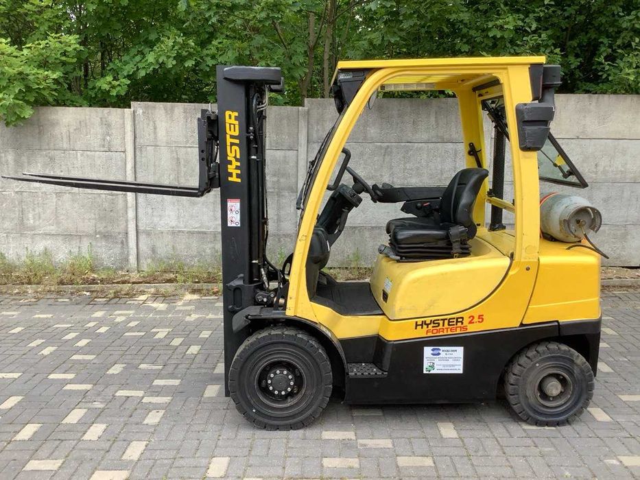 Hyster 2.5t gazowy – po przeglądzie, wolny skok, przesuw , 2018r.