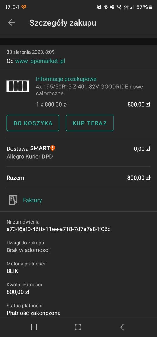 Felgi aluminiowe 4x98 opony całoroczne