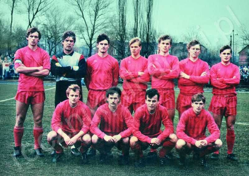 Pocztówka - Jesień 1990 Górnik Zabrze