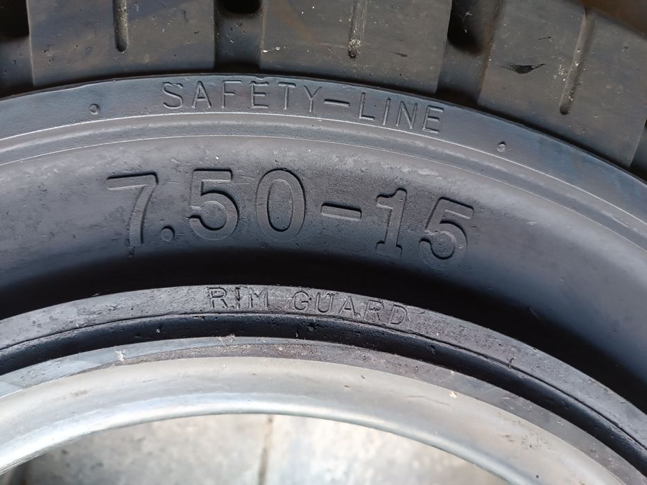 Opony 7.5-15  pełne ,Solideal Magnum -,wózek widłowy,