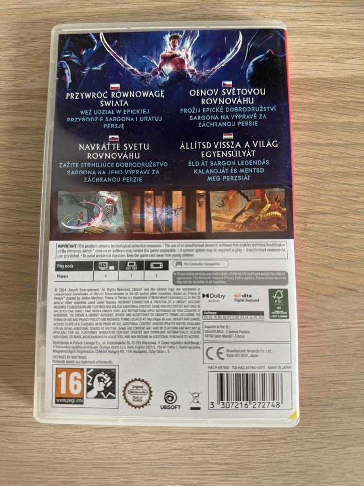 Gra Prince of Persia The Lost Crown Switch