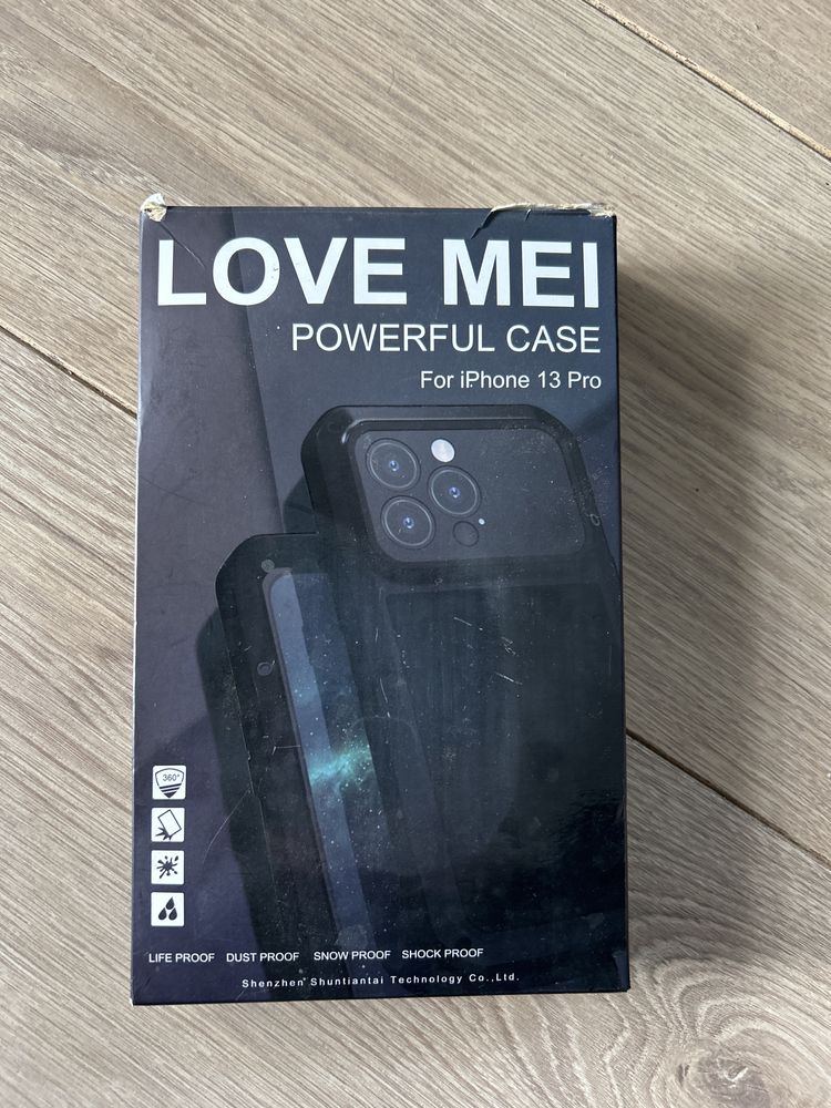 MEGA pancerny pokrowiec etui na tel.Love Mei iphone 13 pro NOWY