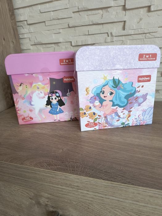 Puzzle syrenka jednorożec Nowe duże prezent zestaw