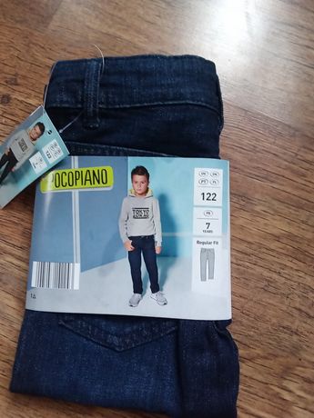 Spodnie dla chłopca jeansy Pocopiano