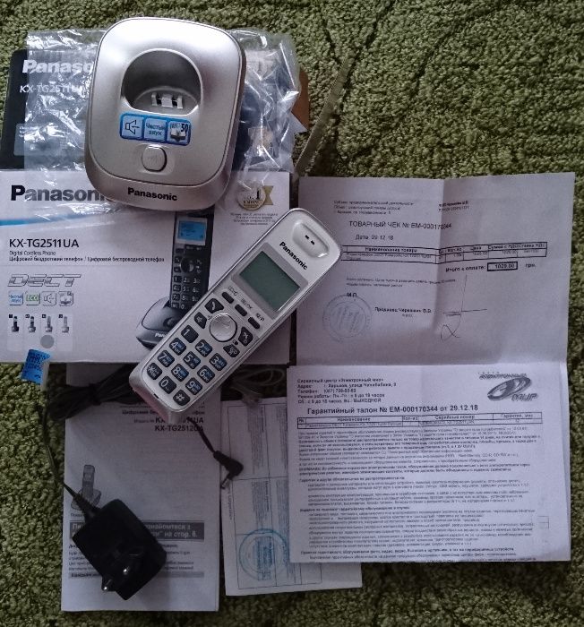 Радиотелефон Panasonic KX-TG2511UA (не использовался)