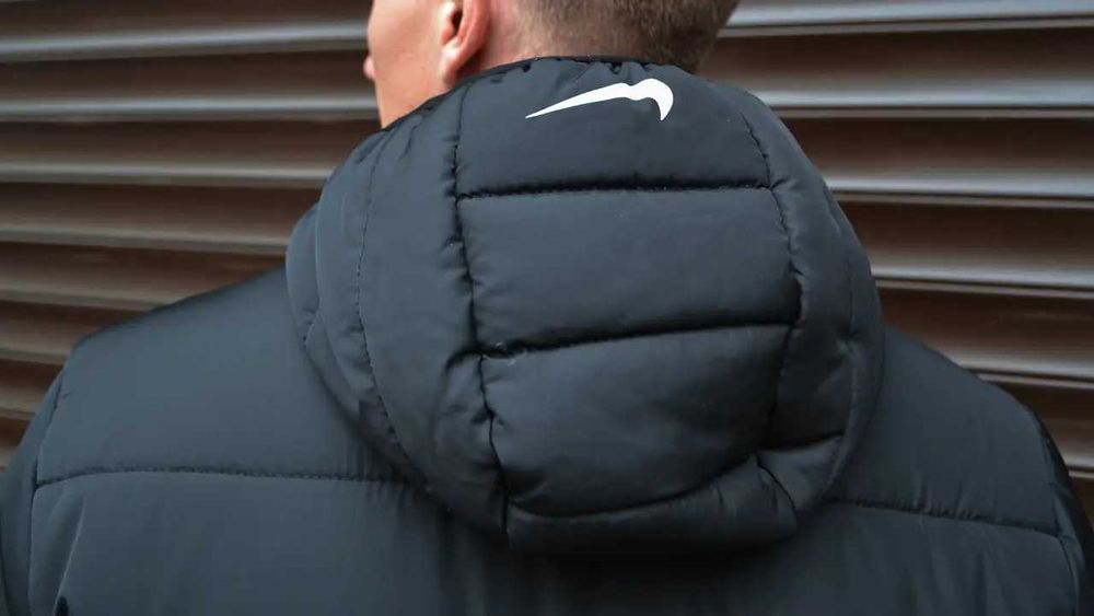 Парка зимняя мужская Nike до -30°C куртка удлиненная теплая найк