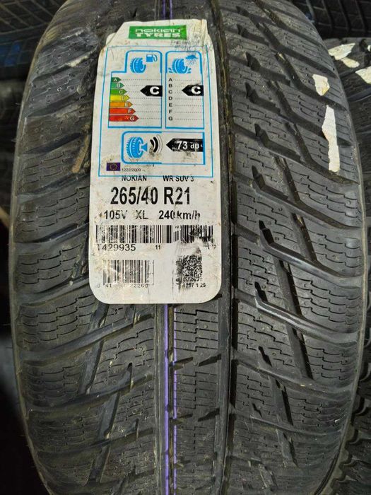 Нові шини резина зима 265/40 R21 Nokian Tyres WR SUV 3