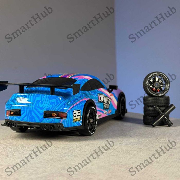 Машинка для дрифту на радіокеруванні Porsche Neon. Дрифт машинка Рожев