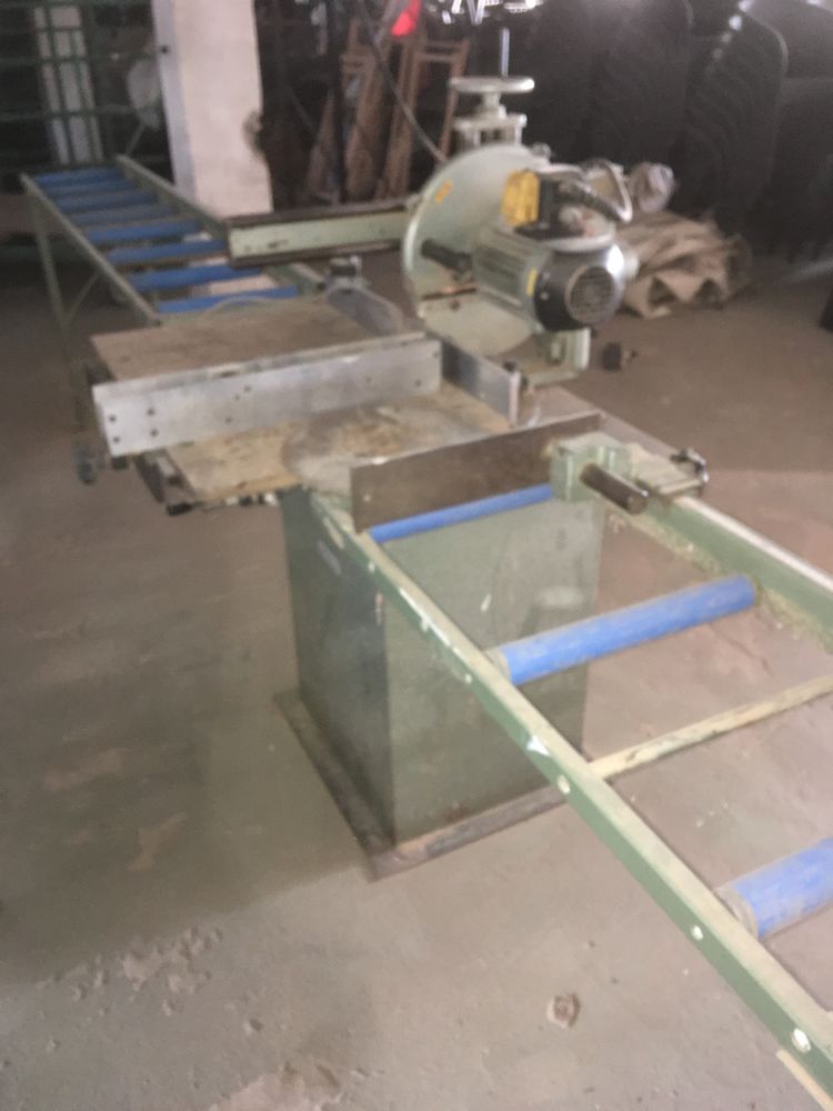 Piła ukośnica do drewna pcv aluminium Graule podajniki rolkowe