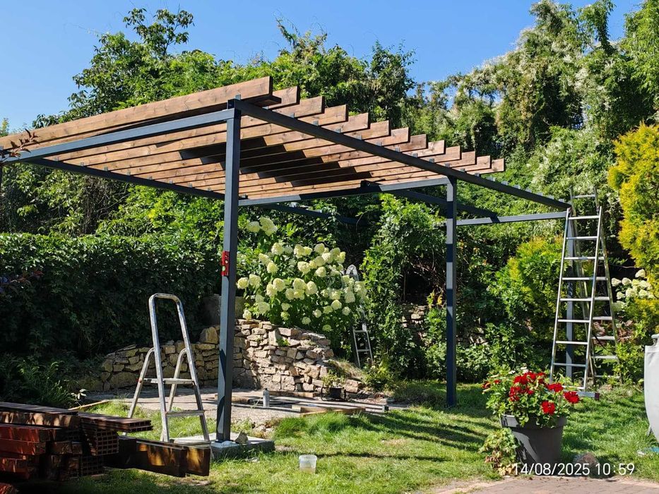 Pergola tarasowa, Pergola ogrodowa, Altana