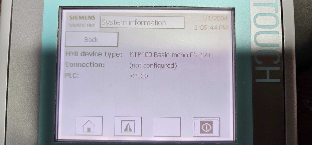 Panel Siemens Simatic KTP400 Basic mono PN 6AV6647-0AA11-3AX0