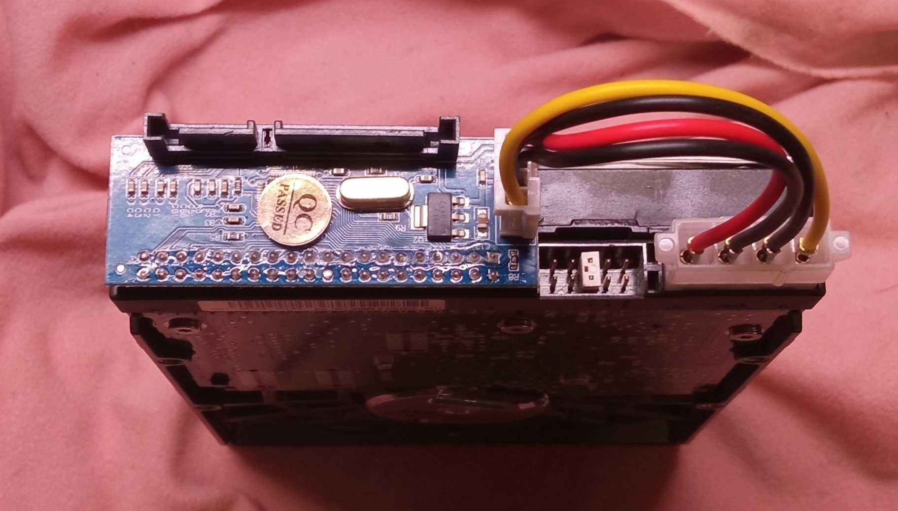 Adapter do dysku HDD aby podłączyć go do komputera ze złączami sata