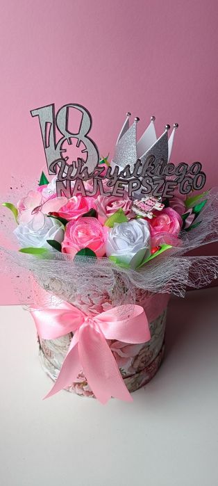 Flowerbox z wiecznych róż