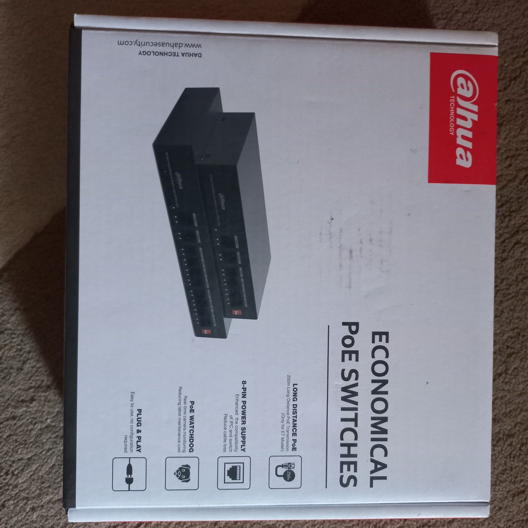 Пое світч poe switch DH-PFS3006-4ET-36 світч
4-портовый РоЕ
коммутатор