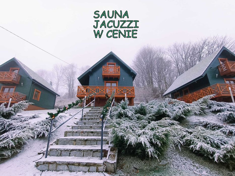 Ferie, Domki w Karkonoszach, noclegi Karpacz Szklarska sauna jacuzzi