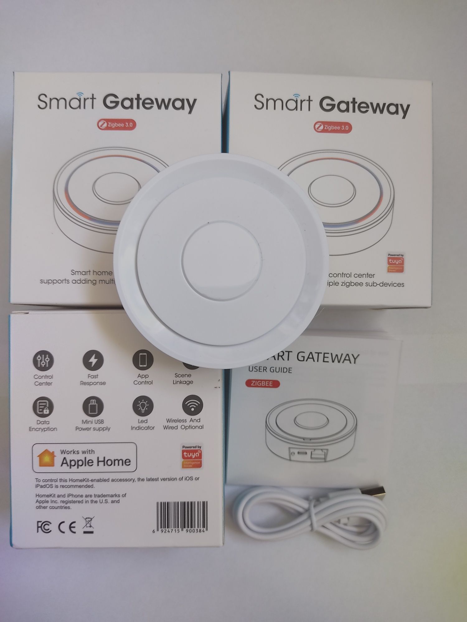 Zigbee 3.0 Apple Homekit Tuya Bramka LAN Smart life