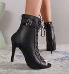 Skorzane Buty do tańca High Heels r.38