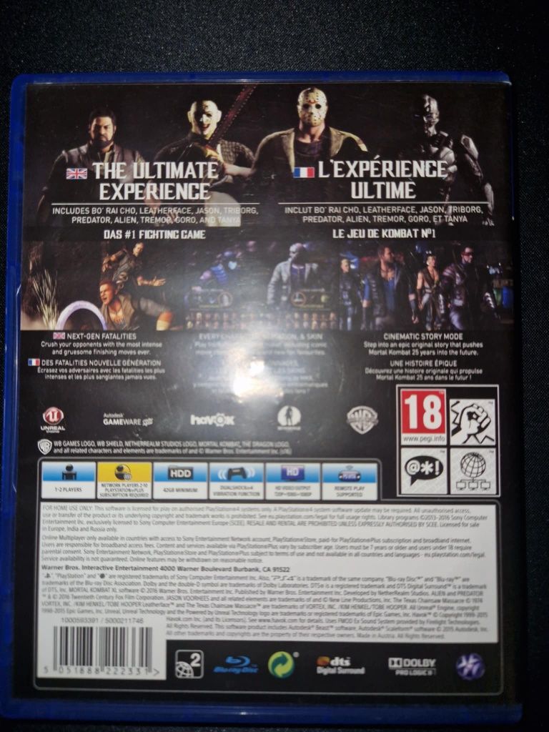 Gra Mortal Combat XL PS4