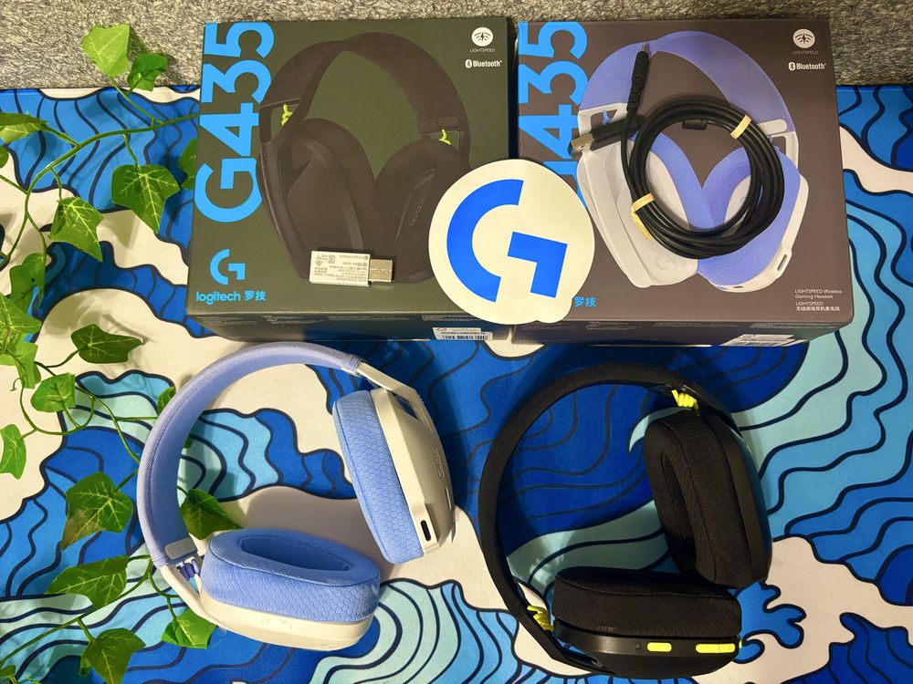 Logitech G435 | Logitech | Навушники | Чорні/білі