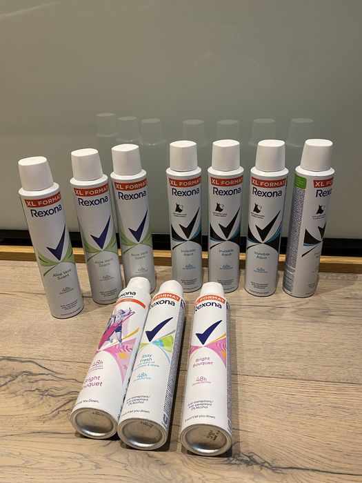 ZEstaw dezodorantow Rexona XL 200 ml