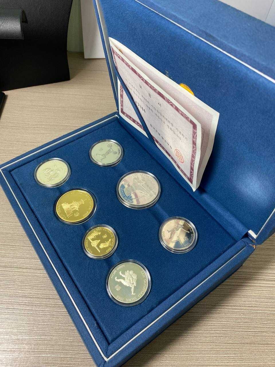 Коллекция золотых и серебряных монет