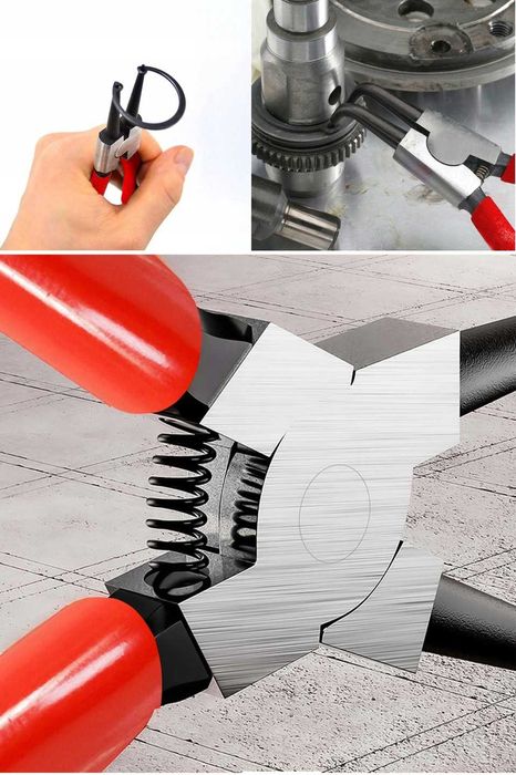 SZCZYPCE PIERŚCIENI SEGERA Zestaw Zewnętrzne Wewnętrzne Wygięte