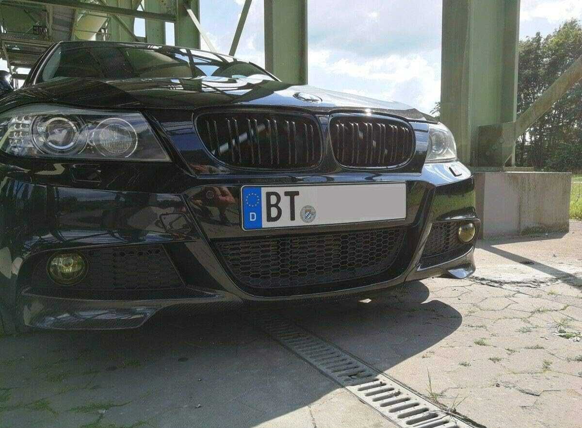 Nerki grill Czarny połysk do BMW E90 E91 LCI lifting 2008 - 2013