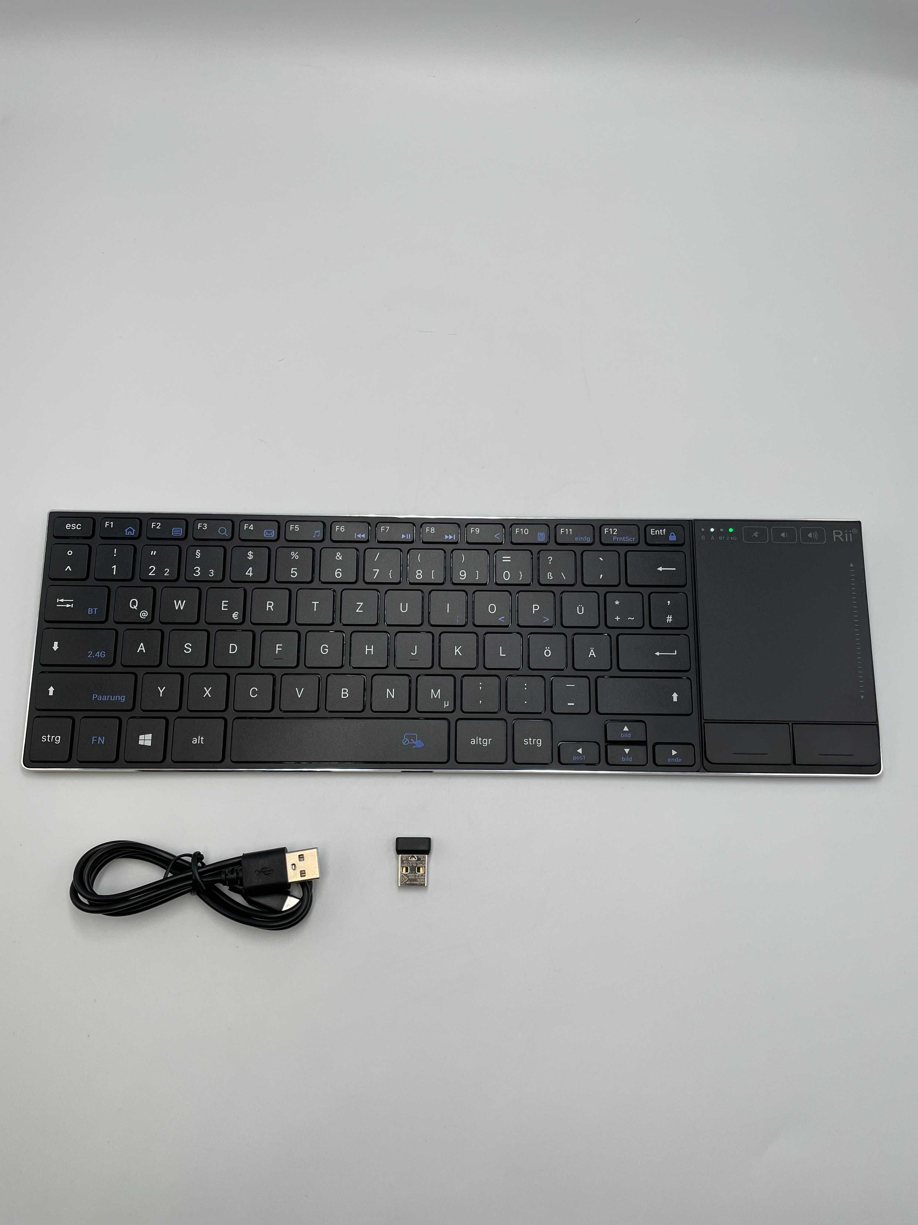 Bezprzewodowa klawiatura bluetooth z touchpad RII K22