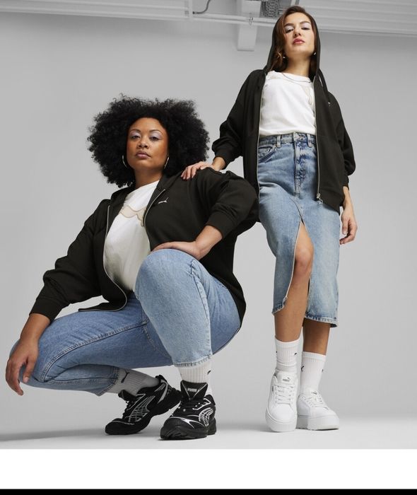 Кофта женская на змейке Новая.Puma р-S