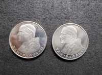PRL 2 monety 1 tys Jan Paweł II 1982 i 83