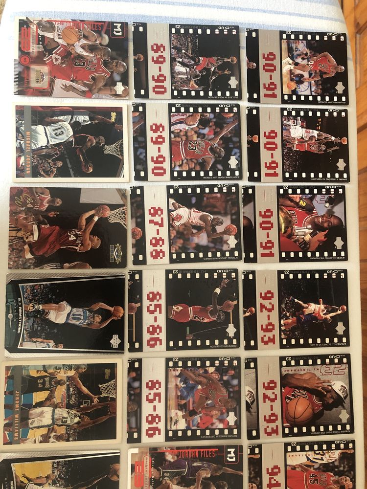 Баскетбольные карточки коллекционные Майкла Джордана и других