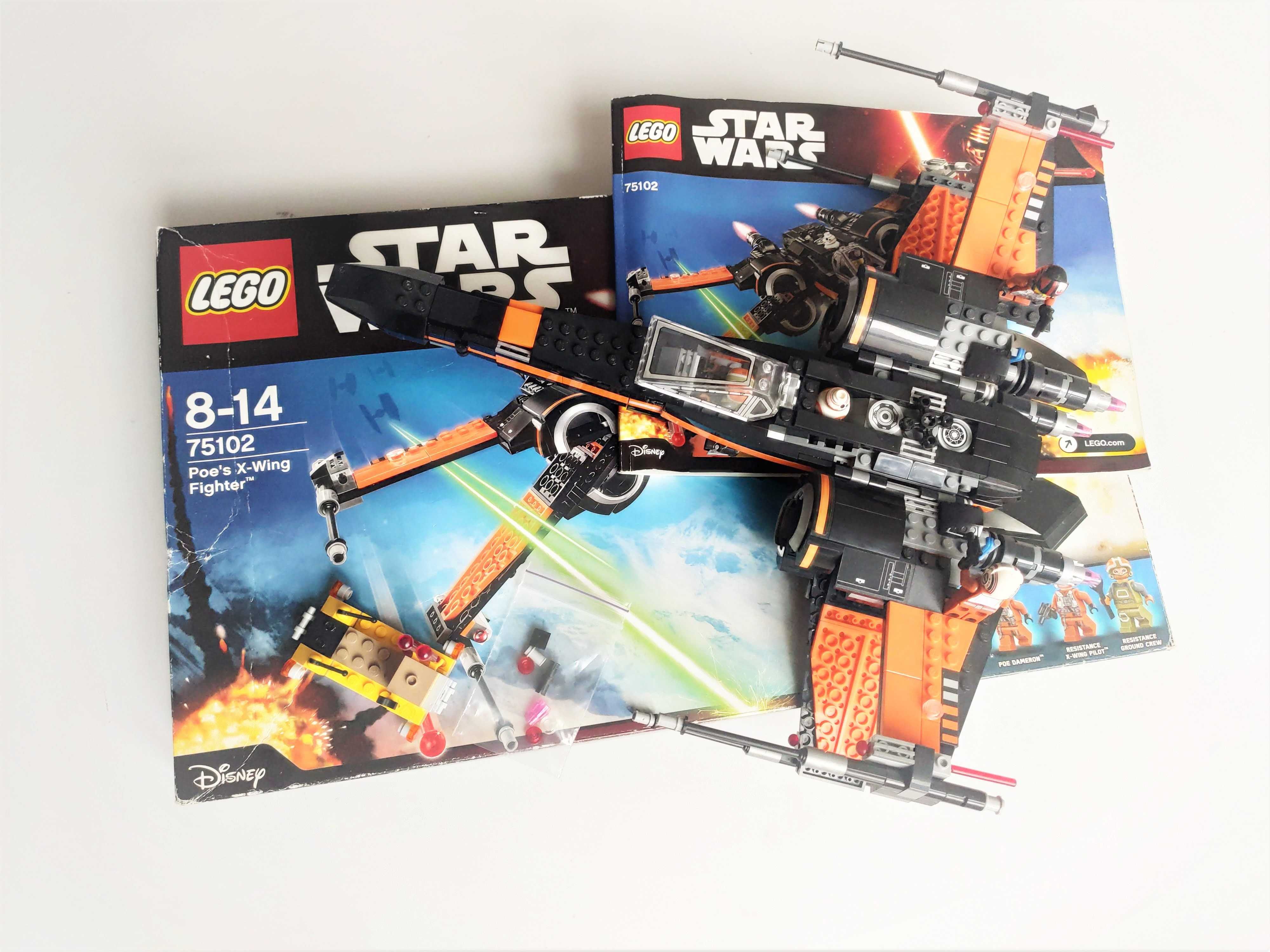 100% повний Lego Star Wars 75102 Poe's X-wing Fighter COMPLETE