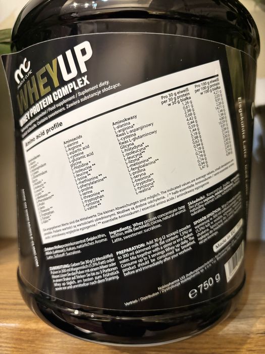 WheyUp Muscle Clinic Mrożone Latte 750g