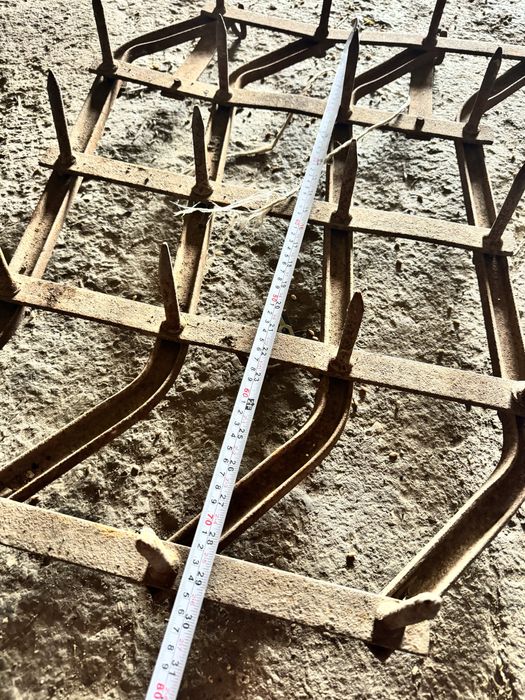 Борона зубчатая маленькая 75х50см