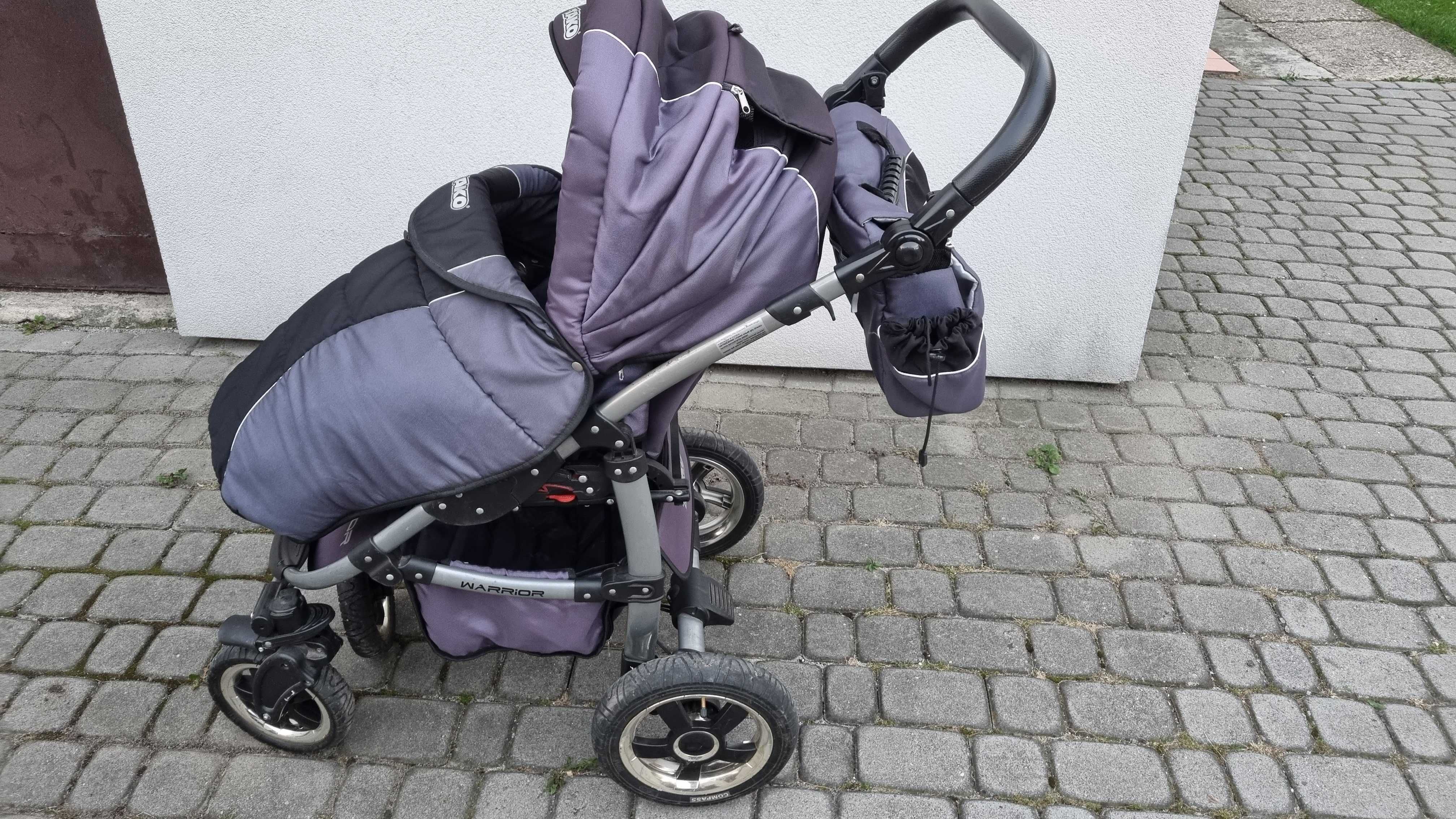 Wózek Tako Warrior kpl gondola spacerówka nosidełko drugi wózek gratis
