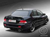 Mitsubishi Lanser IX 2006- Докладка заднього бампера.Нова. ABS пластик