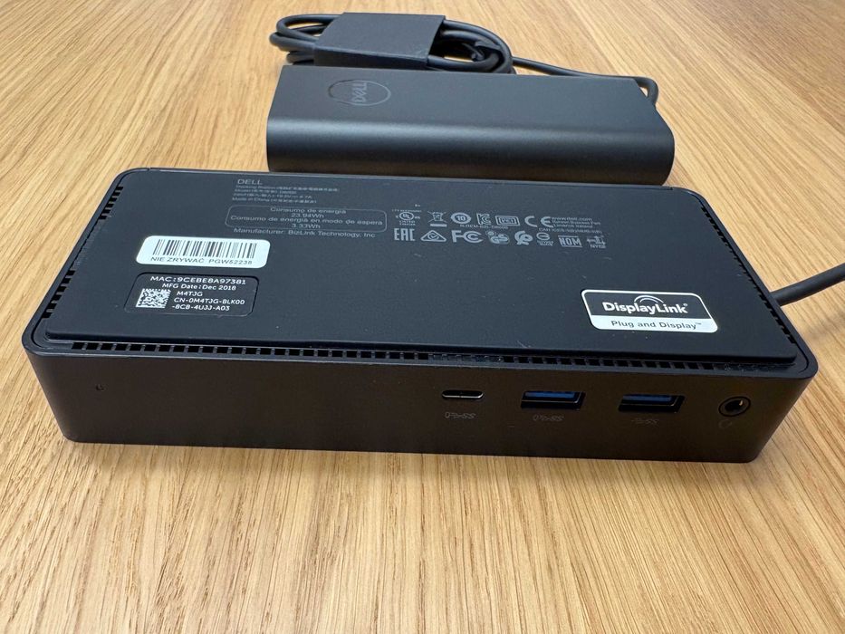 NOWA stacja dokująca Dell D6000 + nowy zasilacz Dell 130w