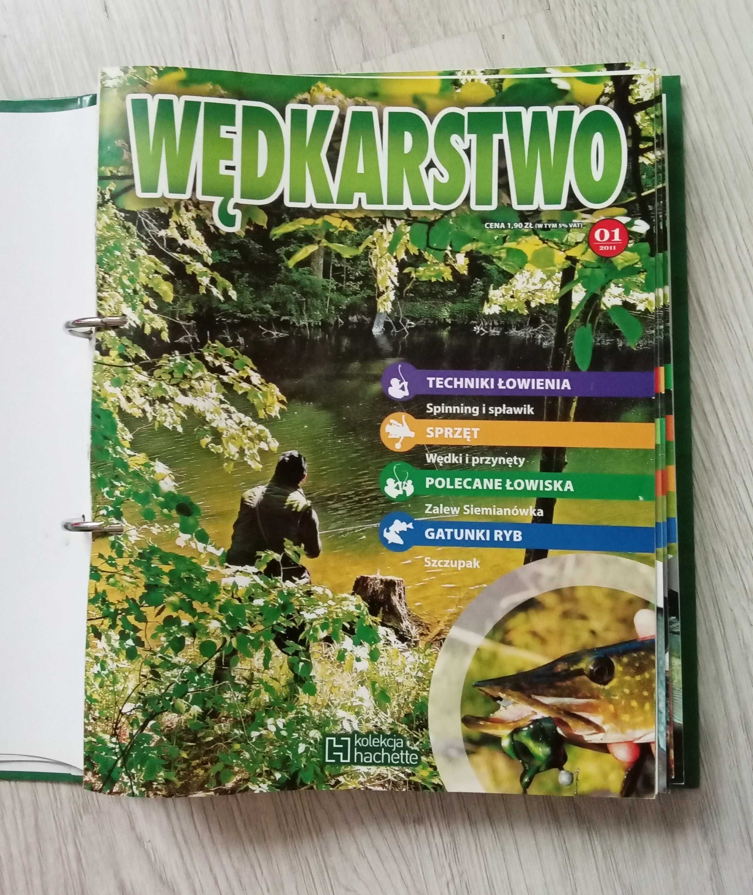 WĘDKARSTWO Kolekcja HACHETTE czasopisma