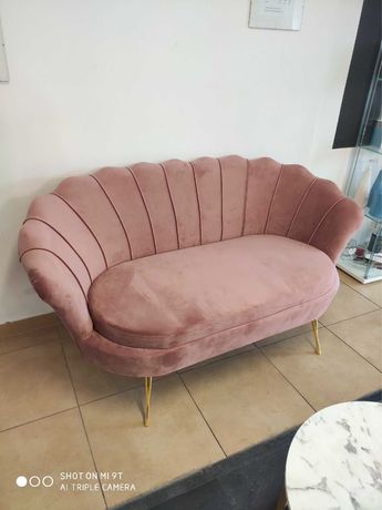 Kanapa Glamour muszla stylowa sofa producent