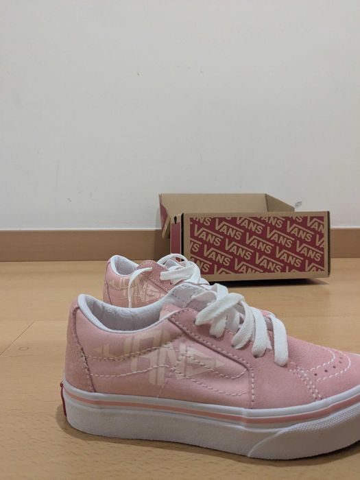 Vans rosa criança tam. 28 – novos na caixa