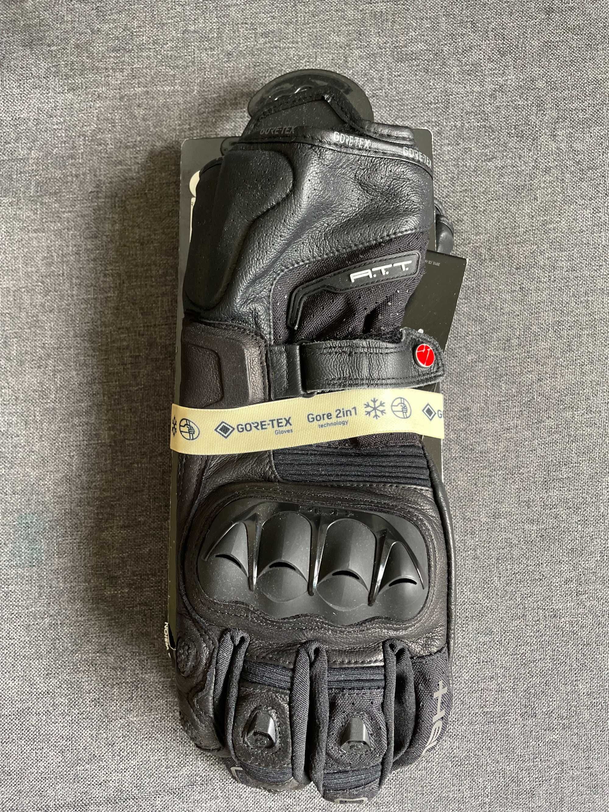 Rękawice motocyklowe skórzane Held Air N Dry (8)- Goretex