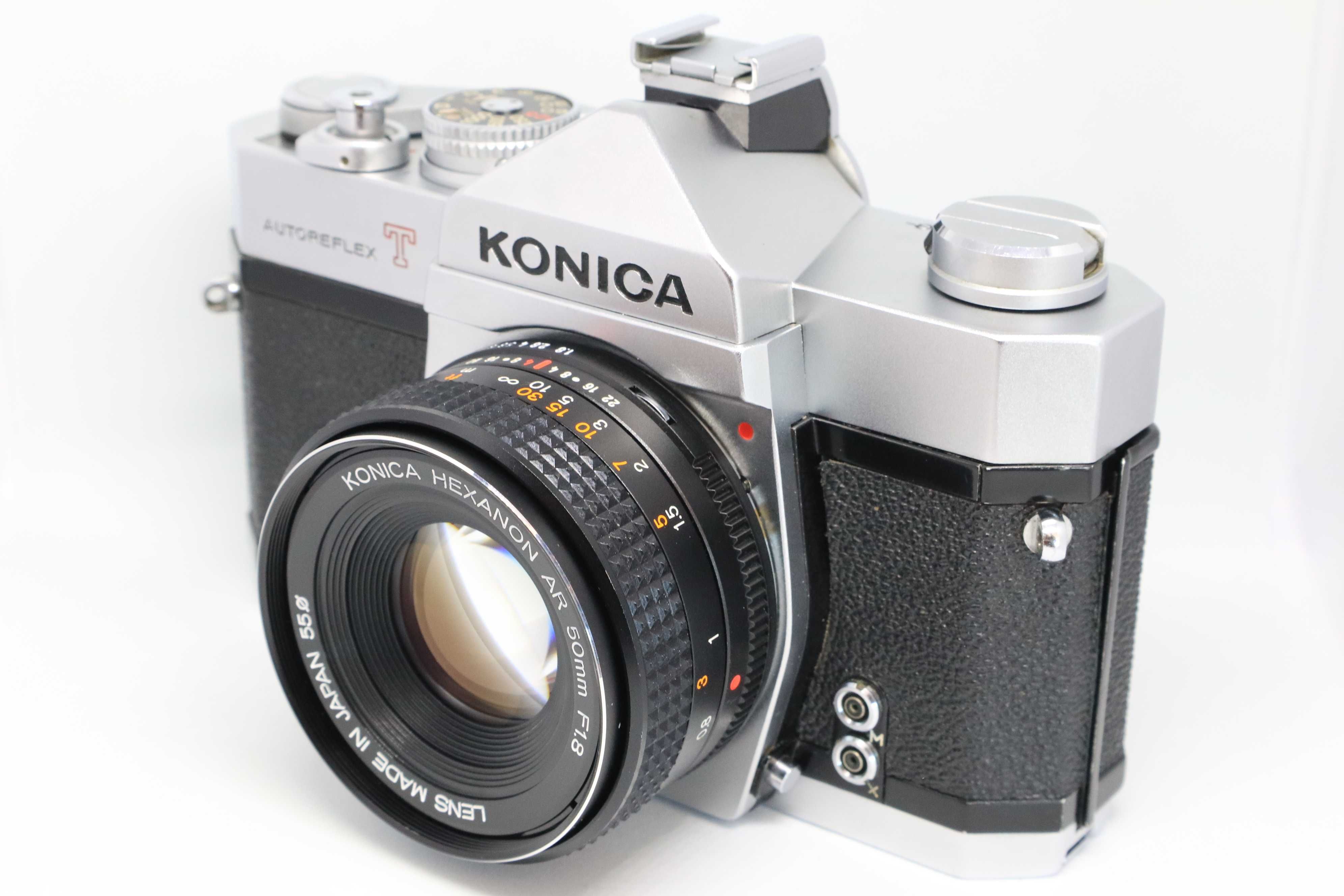 SLR Konica Autoreflex T + Konica Hexanon AR 50mm 1.8