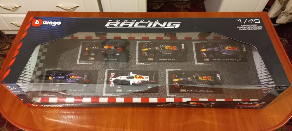 Bburago 1/43 Formula 1 Сет 6шт. Burago Формула 1