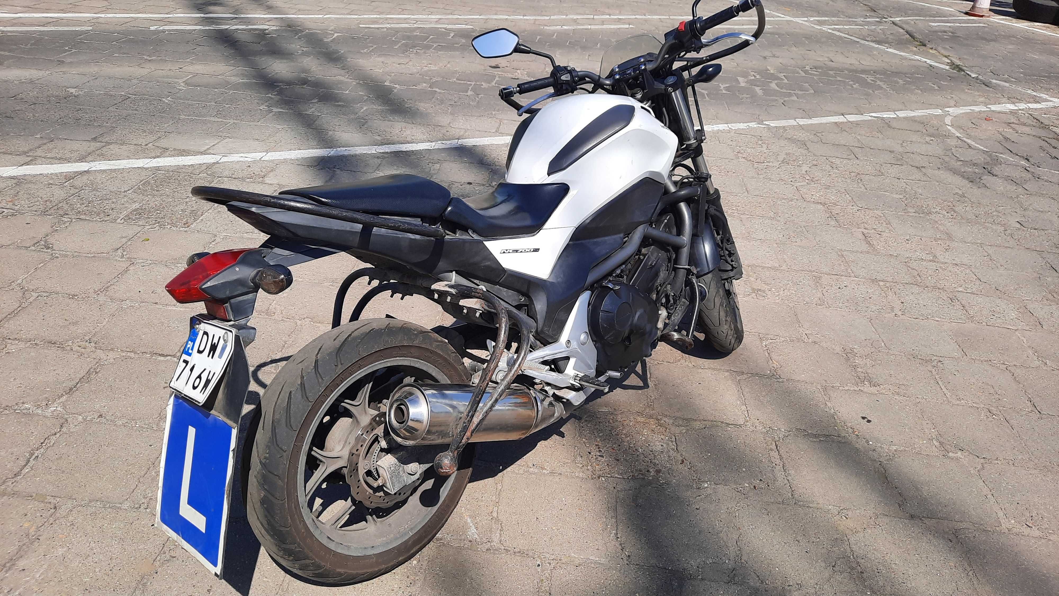 Honda NC 700S 2013 r. po nauce jazdy