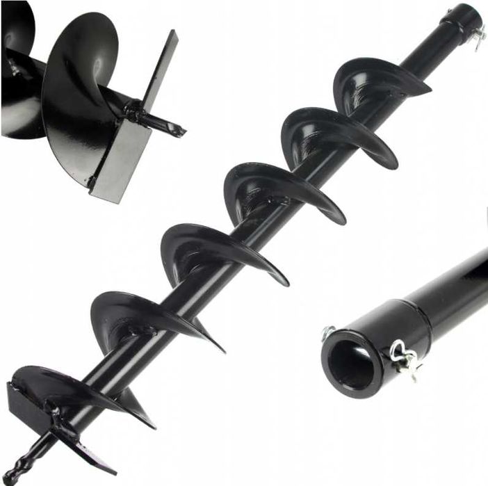 Zestaw wierteł do świdra wiertła 100, 150, 200 ziemi GLEBY ŚWIDER