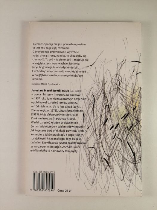 Zachód słońca w Milanówku Jarosław M. Rymkiewicz