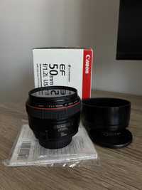 обьектив Canon EF 50 mm 1.2 USM