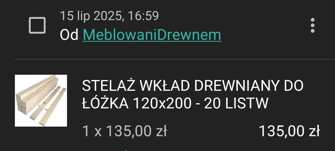 Nowe łóżko Agata meble/ sosna/ odbiór osobisty