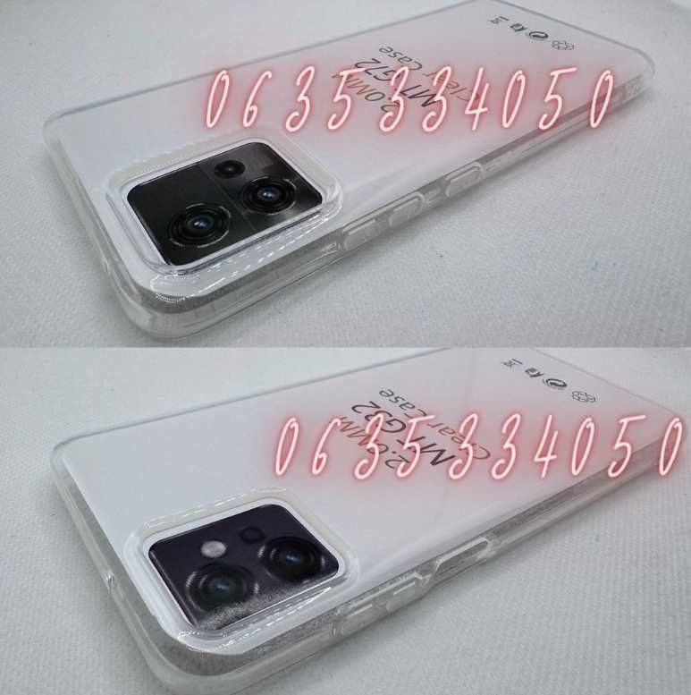Прозрачный силиконовый чехол 2 мм для Motorola E13 G32 G72 и другие