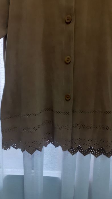 Casaco  de pele de pessego  cortefiel  n44 espanhol  40 portugues com